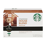 Keurig Starbucks house blend; medium roast ground coffee, 10 k-cups Full-Size Picture